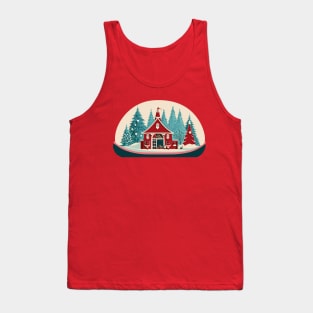 Santa's Workshop Snowglobe Tank Top